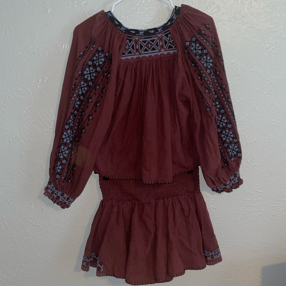 Free People Redwood Embroidered Shorts Set - Picture 5 of 6